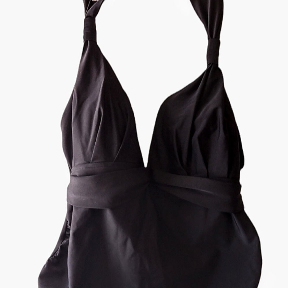 Seraphiné, halter one piece swimsuit. Small